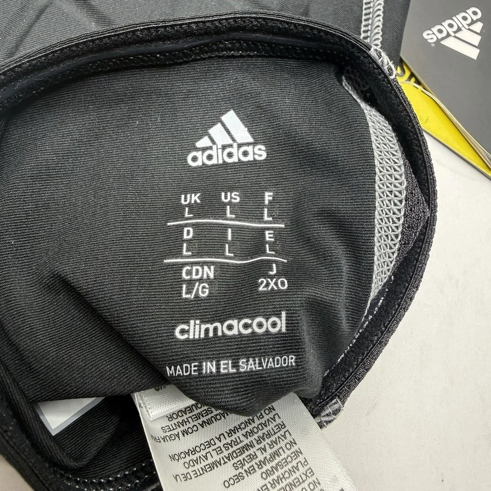 Adidas ClimaCool Ironskin Padded Elbow Sleeves Pair Black TP64A Mens Large New